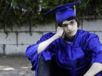 Image: Sad Graduate