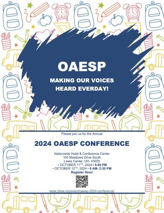 image: OAESP conference 2024 flyer