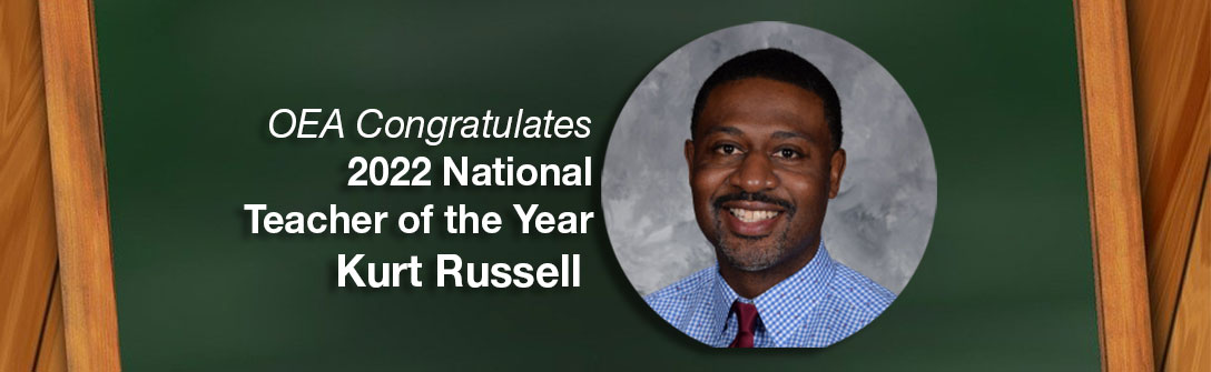 image: Ohio Teacher of the Year Kurt Russell