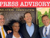 OEA President Scott DiMauro, OEA VPJeff Wensing, and OEA Executive Director Patricia Collins Murdoc