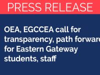 Press Release: OEA, EGCCEA call for transparency, path forward for Eastern Gateway students, staff