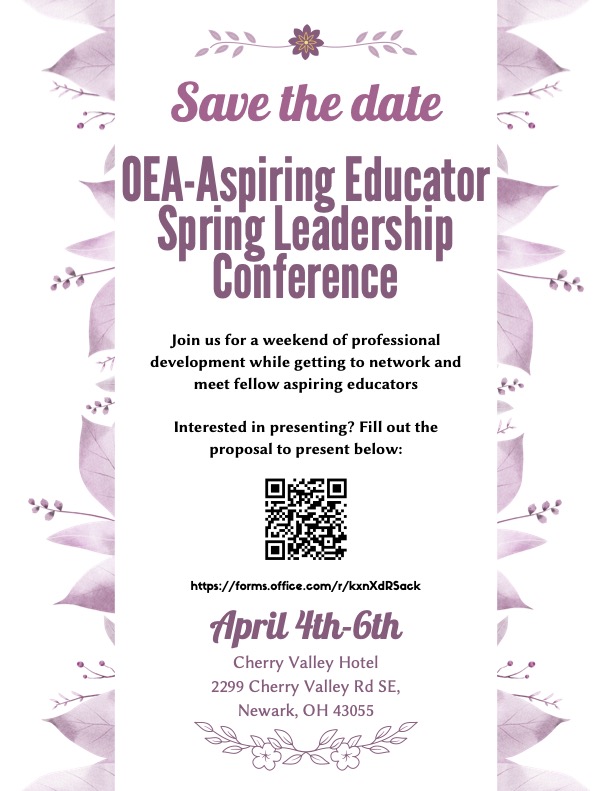 image: OEA-AE Spring Leadership Conference Flyer