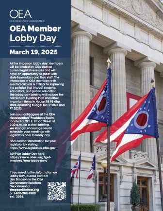 Image: Flyer OEA Lobby Day March 19 2025